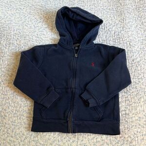 Ralph Lauren polo size 6 navy blue boys zip up
